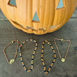 Halloween Themed Beaded Bracelets